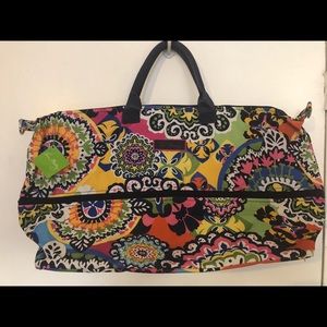 Vera Bradley Lighten up expandable travel bag